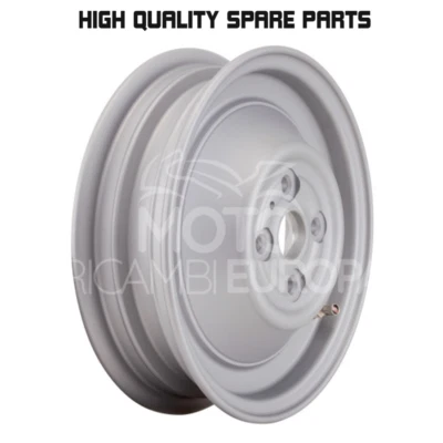 CERCHIO TUBELESS MODIFICA RUOTE DA 10 PER PIAGGIO VESPA 50 N R L IN ALLUMINIO - Immagine 1 di 2