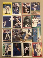 Vince Coleman ⚾️ New York Mets Baseball Cards ⚾️ 16 Card Lot ⚾️ B259