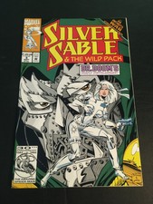 SILVER SABLE AND THE WILD PACK #4 1992 MARVEL VF+