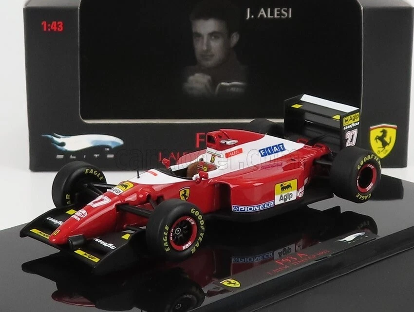 Mattel Elite T6283 Ferrari F93A Italy GP 1993 Jean Alesi 1/43 - Immagine 1 di 3