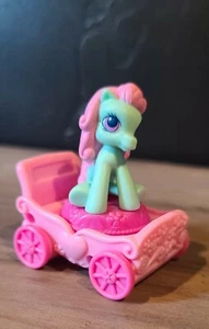 2007 My Little Pony Minty with Push Pink Stroller Wagon McDonalds  - Picture 1 of 12