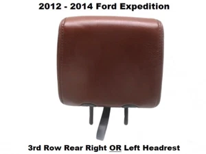 CL1Z78611A08 12 13 14 Expedition Third 3rd Row Rear Seat Headrest Head Rest - Picture 1 of 11