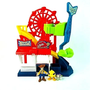 Fisher Price Imaginext Toy Story 4 Fairground with Figures Ducky woody - Picture 1 of 12