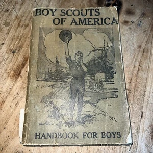 Antiguo libro de Boy Scouts of America 1911 primera impresión para niños tapa blanda libro SC - Imagen 1 de 23