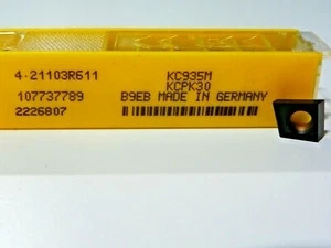 10 PIECES, KENNAMETAL, 4-21103R611 KC935M CARBIDE INSERTS, F476 - Picture 1 of 6