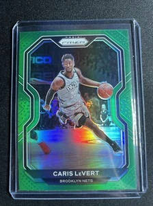 2020-21 Panini Prizm Caris Levert #162 Green Prizm Brooklyn Nets - Foto 1 di 2