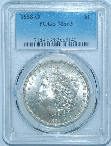 1888 O PCGS MS63 VAM-1B1 H-2 Scarface EDS Morgan Silver Dollar READ DESCRIPTION Cover
