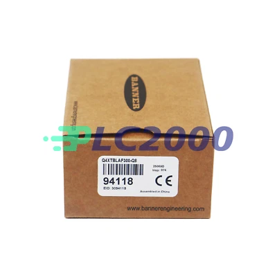 BANNER ENGINEERING NEW BANNER Q4XTBLAF300-Q8 Photoelectric Sensor Fast shipping