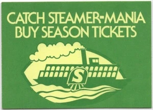 Calendario de bolsillo de fútbol americano Shreveport Steamer 1975 WFL - Imagen 1 de 2