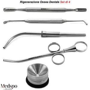 Innesto Osseo Impianto Dentale Aspiratore Cucchiaio Iniettore per Osso Plugger - Imagen 1 de 6