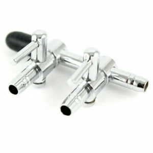 Fish Tank Aquarium 2 Way Air Pump Tubing Splitter Co2 Control Manifold Taps Swit - Picture 1 of 1