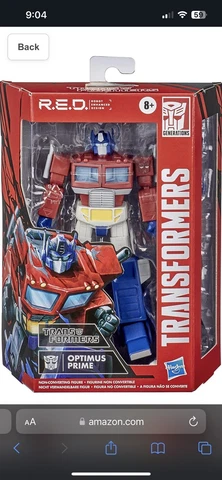 Hasbro Transformers R.E.D. Optimus Prime Action Figure Cover