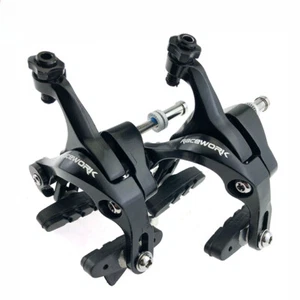 Bike Dual Pivot Calipers Bicycle Brake Aluminum Side Pull Caliper Front Rear New - Picture 1 of 15