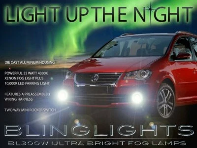 2007 2008 2009 2010 Volkswagen Touran Xenon Foglamps Foglights Fog Lamps Lights  - image 1 of 4