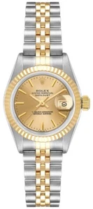 Reloj Rolex Lady-Datejust 26 mm pulsera jubileo esfera champán dos tonos para mujer - Imagen 1 de 5