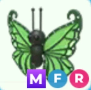 Adopt Me - MFR GREEN BUTTERFLY (FLY Ride) SAME DAY DELIVERY!! - Photo 1/1