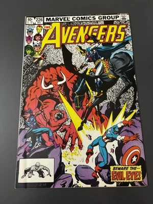 Avengers #226 Newsstand! Evil Eye! Black Knight Appears! (Marvel 1982) 💥 - Image 1 of 3