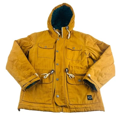 RVCA Anorak Canvas Jacket Mens S quilted lined work chore barn grunge - Image 1 of 4