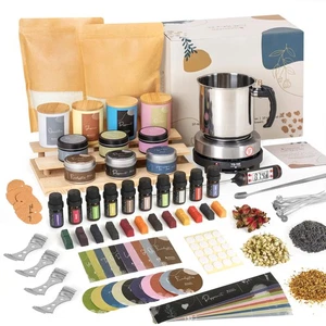 SAEUYVB Candle Making Kit - DIY Starter Soy Candle Making Supplies with Wax - Picture 1 of 6