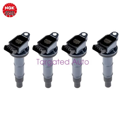 For Toyota Camry 2002-2009 RAV4 2002-2003 4pcs 90919-02266 OEM NGK Ignition Coil - Imagem 1 de 4