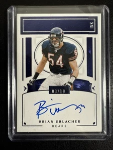 2021 Panini Flawless - Brian Urlacher Autograph Honored Ink Sapphire Auto #/10 - Picture 1 of 6
