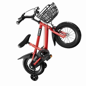 Kids Bike For Girls Ages 3-7 Years With Training Wheels Basket PRTB - Picture 1 of 8