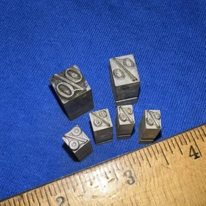 Impresión Dingbats Porcentaje % Signo 6 Dingbats Plomo - Imagen 1 de 5