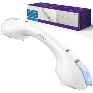 17.5 Inch Suction Grab Bars for Bathtubs and Showers with Indicator - Heavy D... - Picture 1 of 7