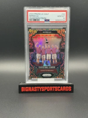 2024 Prizm LIV Golf RIPPER FOTL-Exclusive Snakeskin /13 - PSA 10 -  POP 1!! - Image 1 of 2