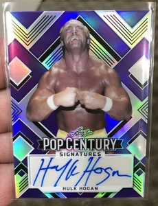 2022 Leaf Pop Century HULK HOGAN 3/8 Signatures - WATCH THE VIDEO - Picture 1 of 2