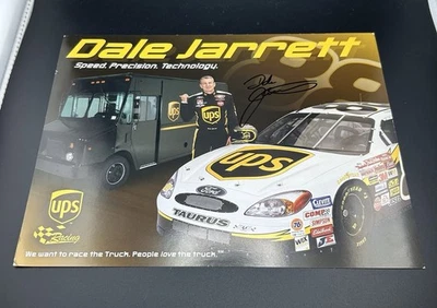 DALE JARRETT SIGNED AUTOGRAPHED 8x10 Hero Card NASCAR NO COA (CBMH) - Image 1 of 2