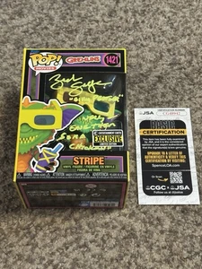 Funko Blacklight Gizmo #1421 Zach Galligan Signed “I gave them some chicken” JSA - Picture 1 of 9