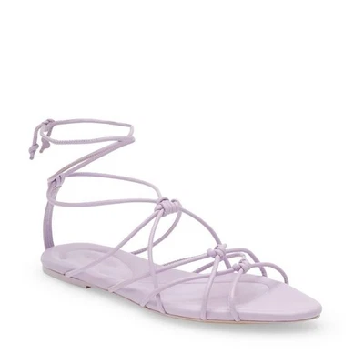 Vince Womens Kenna Ankle Tie Strappy Sandals US 8 M EU 38 Purple Leather NIB  - Image 1 of 4