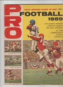 1959 Pro Football magazine, Season Forecast  VG - Picture 1 of 1