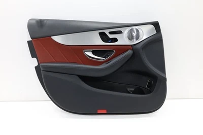 2015 - 2021 MERCEDES C300 W205 前左侧门装饰面板原始设备制造商红色_267 — 第 1/4 张图片