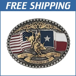 Standard 1.5 Inch Attitude Western Belt Buckle - Freedom & Style Combined - Picture 1 of 2