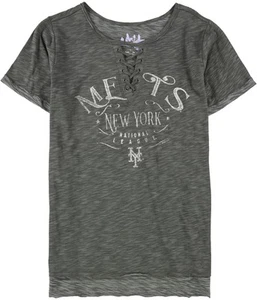 Touch Womens New York Mets Graphic T-Shirt, Grey, Large - Picture 1 of 2