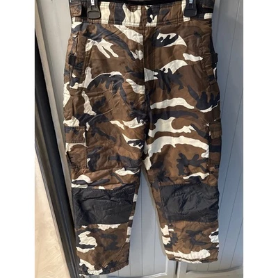 Sportrax Camo Insulated Cargo Snow Pants Youth Size 14/16 Kids Brown - Image 1 of 4