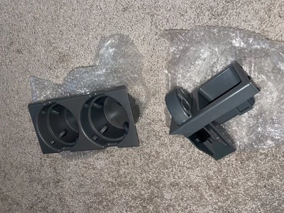 Consola central gris portavasos para BMW E46 323Ci 323i 325i 325xi 330Ci 330xi M3 Foto 1 de 3