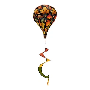 Briarwood Lane Autumn Color Leaves Hot Air Balloon Spinner - Picture 1 of 6