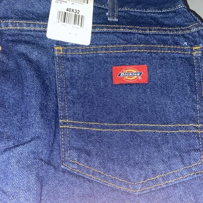 Dickies Jeans Mens 40X32 Blue Denim Classic Workwear Pants - Image 1 of 4