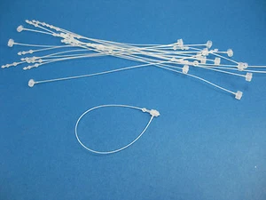 5" 5000 piezas Pin de bloqueo a presión Bucle de seguridad Fijador de etiquetas de plástico No se requiere pistola de etiquetas - Imagen 1 de 1