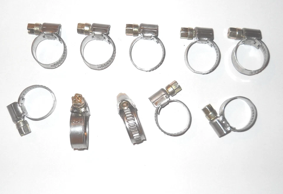 ACE lot de 10 colliers pour tube durite diamètre 12 à 22 mm ( type serflex )