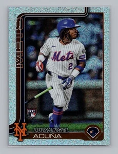 2025 Topps #524 Luisangel Acuna RC Sandglitter New York Mets - Picture 1 of 2