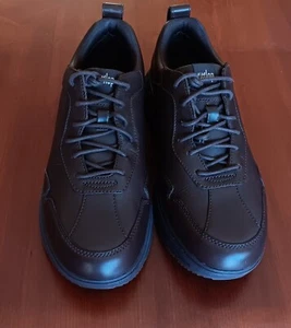 Fitflop Arken Sneakers Chocolate Brown Leather men Sneakers Size 8 - Picture 1 of 9