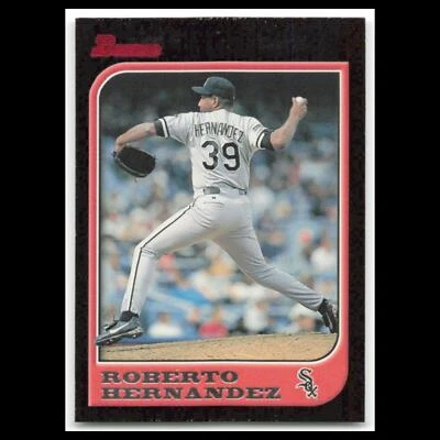 Tarjeta de béisbol Roberto Hernández #285 1997 Bowman Chicago White Sox MLB casi nueva Foto 1 de 3