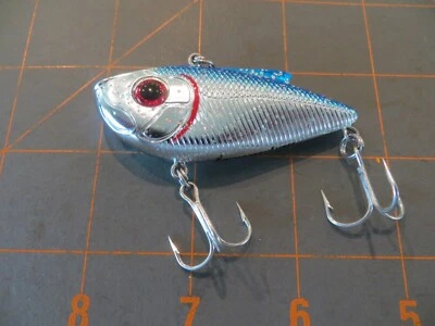 Livingston Lures Lipless Pro Ripper Crankbait - Blue Chrome - 2.7 inch - Image 1 of 4