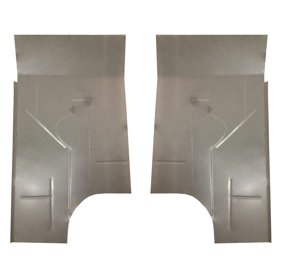 Par de sartenes Studebaker 1959 1960 1961 62 1963 1964 cabina en T piso delantero Foto 1 de 3