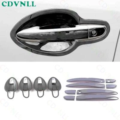 Manija de puerta lateral de coche de acero negro para Mazda CX-5 2013-2016 16 PIEZAS Foto 1 de 4