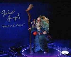 MICHAEL GOUGH Authentic Hand-Signed "DIABLO - Deckard Cain" 8x10 Photo (JSA COA) - Picture 1 of 2